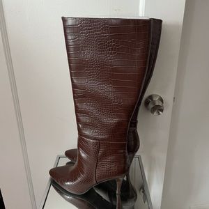 Impo Tangle Croc Embossed Tall Boot